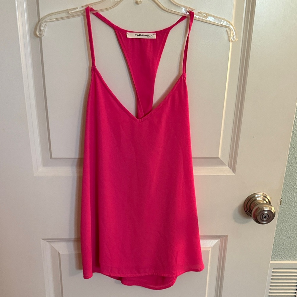 Pink tank top
